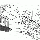 SXS1000M5D Seat bottom cover