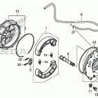 TRX420FA2 Задний тормоз