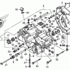 TRX420FA5 Передняя крышка картера