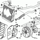 TRX500FA6 Радиатор