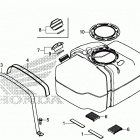 SXS1000M5D Топливный бак