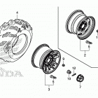 TRX500FA6 Переднее колесо