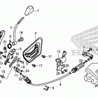 TRX500FA6 Рычаг переключения