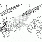 TRX250X Наклейки 1