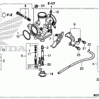 TRX250X Карбюратор