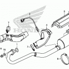 TRX500FA6 Глушитель