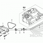 TRX500FA6 Крышка водяной помпы