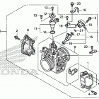 TRX420FA5 Корпус Дросселя