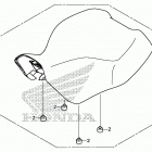 TRX500FA6 Сиденье