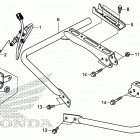 TRX420FA5 Подножки и педали