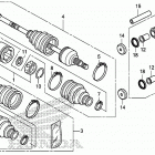 TRX420FA5 Rear knuckle@rear