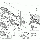 TRX500FA6 Front knuckle@front drive