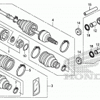 TRX500FA6 Rear knuckle@rear drive