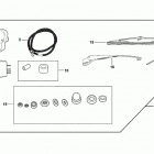 SXS700M2D Windshield wiper kit