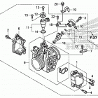 TRX500FA6 Корпус Дросселя