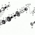 SXS1000M5D Final drive shaft