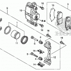 SXS700M2D Передний суппорт
