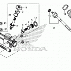 SXS1000M5D Steering gear box@tie rod