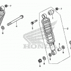 TRX420FA5 Задние амортизаторы