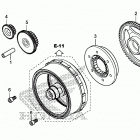 SXS1000M5D Муфта стартера