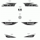 KFX50 (KSF50BKF) Decals(white)(bhs)(us)