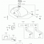 KFX90 (KSF90AKF) Топливный бак