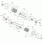 KFX90 (KSF90AKF) Переднее колесо