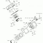 BRUTE FORCE 750 4x4i EPS (KVF750GKF) Цилиндр(ы) /  поршень