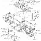 BRUTE FORCE 750 4x4i EPS (KVF750HKF) Рама ,крепежные детали
