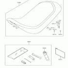 KFX90 (KSF90AKF) Сиденье