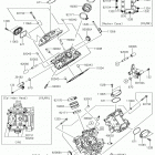 BRUTE FORCE 750 4x4i EPS (KVF750GKF) Головка цилиндров