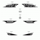 KFX90 (KSF90AKF) Decals(green)(ahf)