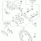 BRUTE FORCE 750 4x4i EPS Передний тормоз