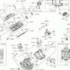 BRUTE FORCE 750 4x4i EPS (KVF750HJF) Головка цилиндров
