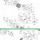 BRUTE FORCE 300 (KVF300CJF) Переднее колесо
