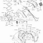 BRUTE FORCE 750 4x4i Крыло переднее