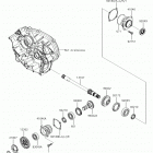 BRUTE FORCE 750 4x4i Передняя коническая зубчатая передача