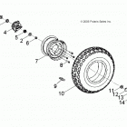 A18YAK11N4/N6/B4/B6 OUTLAW 110 Wheels, front - a18yak11n4  /  n6  /  b4  /  b6 (49atvwh...