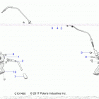 A19HZA15A1/A7/B1/B7 ATV RGR 150 EFI Brakes, parking brake handle - a19hza15a1  /  a7  /  b1 ...