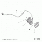 A19SWE57B1 SPORTSMAN 570 EFI X2 EPS Electrical, voltage regulator and mounting - a19swe57b1