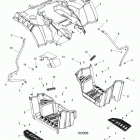 A18SYE85BB 850 SPORTSMAN TOURING SP Body, rear cab and footwell - a18sye85bb (100906)