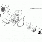 A18YAP20A8/N8 PHOENIX 200 Engine, crankcase cover, rh - a18yap20a8  /  n8 (49atvcr...