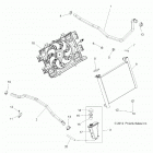 A18SYE85BB 850 SPORTSMAN TOURING SP Engine, cooling system - a18sye85bb (49atvcool13spxp850)