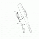 A18SHD57B9/E57BB/E57BS SPORTSMAN 570 SP Body, gun boot - a18shd57b9 (49atvgunboot15570sp)