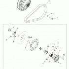 A18DAE57N5 ACE 570 EFI PS HD Drive train, secondary clutch - a18dae57n5 (101346)