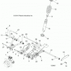 A19S6E57B1 570 SPORTSMAN 6X6 Suspension, rear - a19s6e57b1