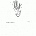 SPORTSMAN 570 HUNTER EDITION (A20SHD57A9) Body, lock and ride ratchet grip - a20shd57a9 (101101)