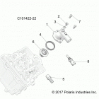 A19S6E57B1 570 SPORTSMAN 6X6 Engine, thermostat and cover - a19s6e57b1