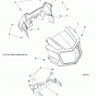 A19SXA85B1/B4/SXE85BC/B9/SXZ85BJ SPORTSMAN 850 SP 48 Body, headlight pod - a19sxa85b1  /  b4  /  sxe85bc  /  ...