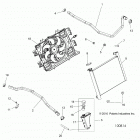 A18SXS95CC/CR/EC/ER SPORTSMAN 1000 XP TRACTOR Engine, cooling system - a18sxs95cc  /  cr  /  ec  /  er...